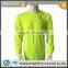 Mens plain long sleeve hi vis yellow pocket USA security t-shirt