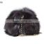 Genuine Fox Fur Handbag Tote Bag Luxury for Ladies Girl