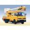 Two arms aerial work truck