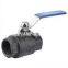 Stainess Steel 2PC Ball Valve, Full Bore, Threaded end, 1000PSI, DIN, PN63