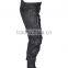 Black Motorcycle Pant/ Motorbike Leather PANT / Trousers + CE Armour to knee & hips