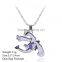 Hot sale Pokemon Lucia Cartoon Alloy Pendant Anime animal Necklace 10pcs/set