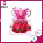 New Hot 2Pcs Kids Princess Fairy Costume Sets Butterfly Wings Tutu Skirt