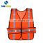 hi-vi reflective protective safety orange reflective vest