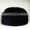 Mink fur American style round cap for winter wear