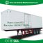 Factory Sale Low Price Automatic Air Brakes Painting Semi Box Trailer For Bulk Cargo Transportaion
