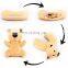 2 in 1 Switch reversible stuffed soft plush toy monkey u shape pillow Fashion custom cartoon kids spandex neck message pillow