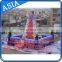 Soft Safety Inflatable Toys Giant Paln Tree Inflatable Bouncer Slide with Climbing Wall for Amusement Park