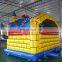 Inflatable yellow jumping castle to kids for fun