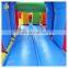 inflatable slide sport games football obstacle course for kids