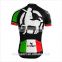 Wholesale heat transfer printing cycling apparel blank cycling jersey breathable MITI fabric custom bike jerseys