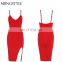 latest new sexy ladies summer bodycon prom dress , designer one piece cocktail evening bandage short dresses