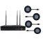New product collaboration system Wifi audio transmitter with  four operating systems on one monitor