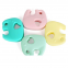Cartoon squirrel silicone gel children's gum toy and bite with multi-color for infant molars