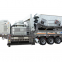 Tire type mobile crushing station Industrial crawler type mobile crusher