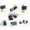 Screw air compressor intake inlet valves with solenoid valve