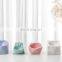 Geometrical Creation Widen Bowl Rim Cat Bowl Pets Feeder Dogs Neck Protection