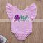 2019 Cotton infant Short Sleeve pink Bodysuit + mermaid scale Girl tutu Skirt set Infant romper 2Pcs/Set
