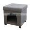 Reatai Cat Room Ottoman Dog Cage Indoors House Pet Animal Cages Carriers Fabric Foldable Pet House Ottoman