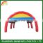 PVC kids outdoor bike theme sport game tunnel tent inflatable for events