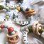 Food Grade Baby Silicone Ball Beach Wood Molar Bracelet