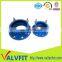 Ductile iron coupling for UPVC pipe