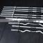 Hot sale home gym squat rack bumple plate 2.2m chrome 20kg barbell bar