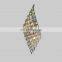 Indoor decorative classic e14 antique wall lamp cloth lamp shade hotel bedside modern crystal wall lights