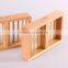 Custom logo and color solid wooden soap rack,wood bathroom soap rack