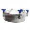 Sanitary Stainless Steel Round pressure manway tank Manhole cover