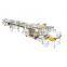 Semi automatic double decks toilet paper rolls packing machine