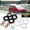 Car  16PCS FUEL INJECTOR SEAL+PROTECTORS+WASHER+O-RING FOR PEUGEOT 207/ 307/ 407 1.6 HDI 2004 Car 198299