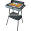 China Smokeless 2000W 2 in 1 Electric Barbecue BBQ Grill with Stainless Steel Grill