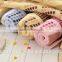 Pure cotton yarn dyed cute flower jacquard towel
