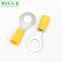 Cold pressed terminal yellow RV5.5-8 with sheath and pre-insulated