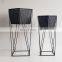 Iron Metal Planters Plant Flower Pot Plant Flower Pot For Home Indoor Garden Stand