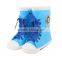 China factory girls lace up flat heel waterproof rain boots