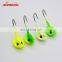High Quality wholesale artificial mini 2g-5g 3D eyes metal jig head fishing lure  jigging heads with hook