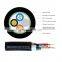 China Single Mode Anti-rodent 2 Core Hybrid Fiber Optic Cable