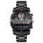 new design SKMEI 1558 wrist watches 3atm water resistant stainless steel band drum roller watch quartz watches