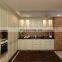 White Shaker Style Solid Wood Kitchen Cabinet With Island Cabinet in Prefab Houses