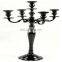 wedding gold hurricane glass center flower bowl candelabra