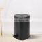 NEW black small trash can 5Liter special shape step pedal bin waste bin bathroom household