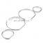Autoaby 4pcs Car Front Instrument panel decorative frame Stickers trim Dial Ring Trim Interior for BMW E46 Car Accessory
