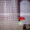Amazon Hot Selling Waterproof Thick 3D PEVA Shower Curtain with Heavy Duty 3 Bottom Magnets