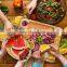 Wholesale Large Cheese Cutting Board Bamboo Cheese Board and Knife Set