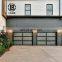 Customized glass panel aluminum frame insulated clear glass garage door
