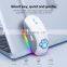 CW918 Cat paw Game Mouse 7 Color RGB 7200DPI  Universal Usb Wired Gaming Mouse For Computer