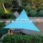 Garden Patio Restaurant Cafe Hotel Custom triangle sun shade sail