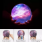 new arrival best sellers portable wireless speaker 7 Colors LED Light 3D Moon light bluetooth speaker for sleep